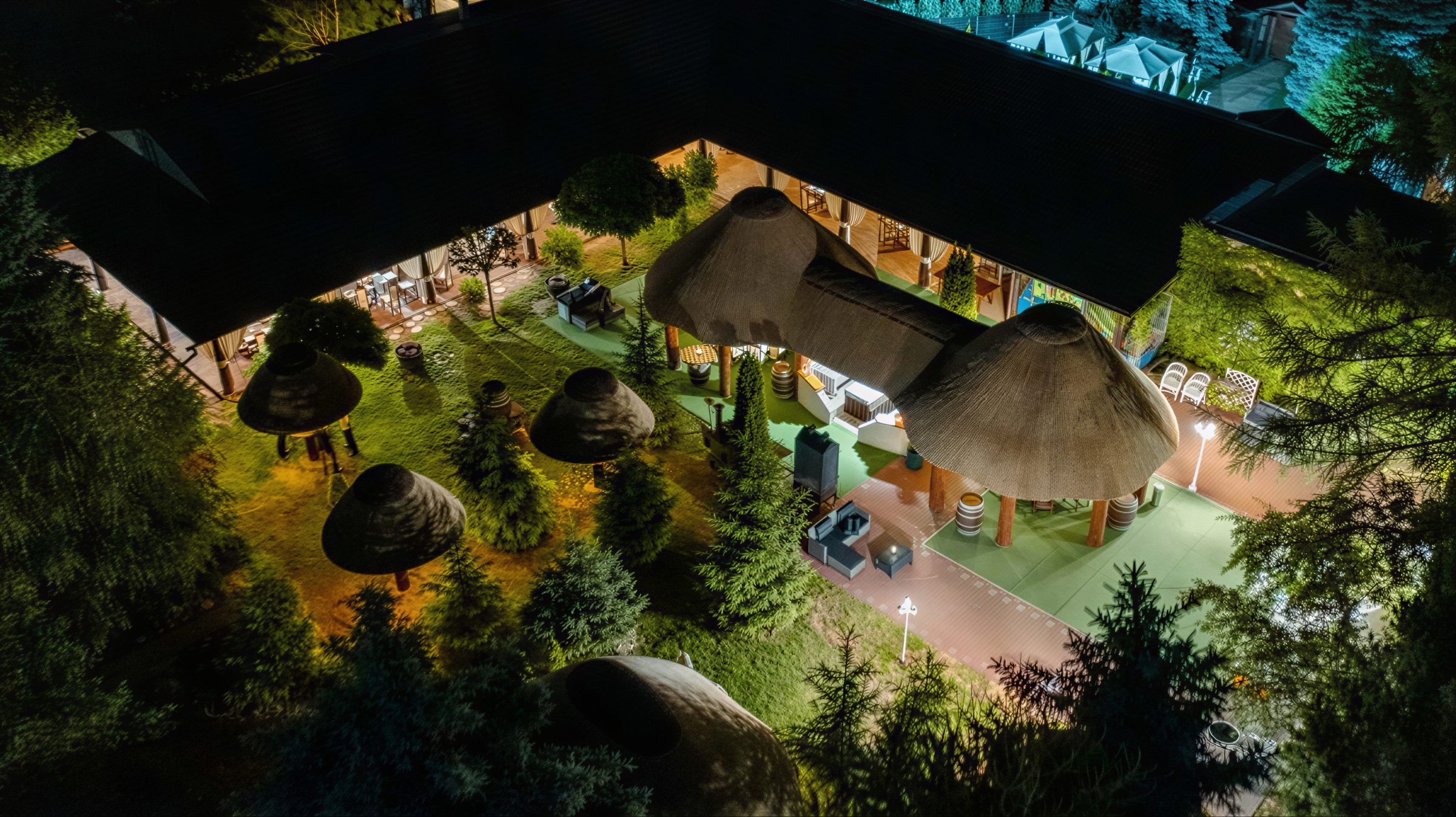 Dwór Hubertusa Mysłowice - Widok na jezioro